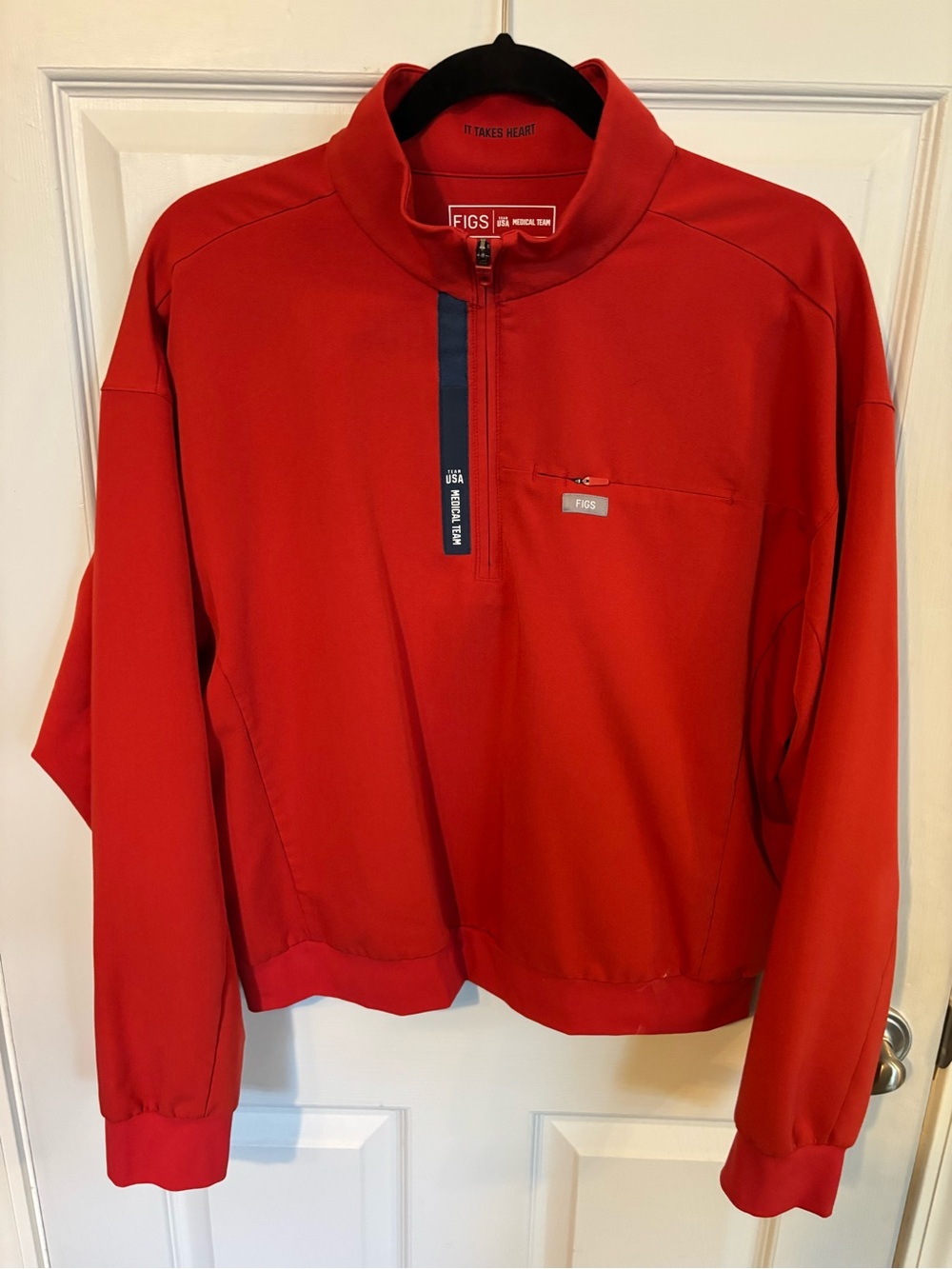 FIGS USA Red women’s team USA top XL and High waist wide leg XL tall